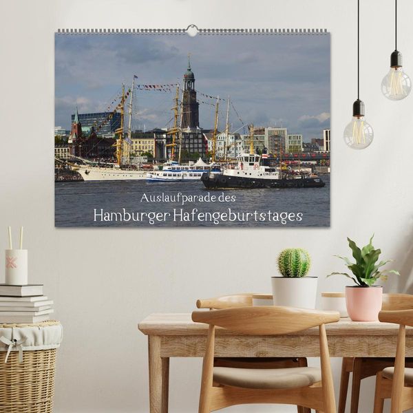 Produktbild: Auslaufparade des Hamburger Hafengeburtstages (Wandkalender 2026 DIN A2 quer), CALVENDO Monatskalender