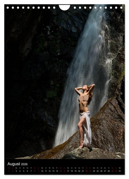Produktbild: Wasserf&auml;lle im Tessin - Aktaufnahmen an sch&ouml;nen Wasserf&auml;llen in der S&uuml;dschweiz (Wandkalender 2026 DIN A4 hoch), CALVENDO Monatskalender