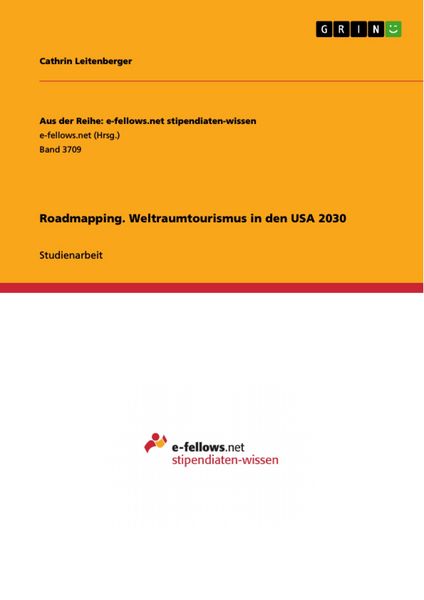 Produktbild: Roadmapping. Weltraumtourismus in den USA 2030