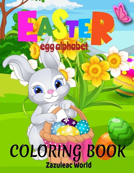 Produktbild: Easter Egg Alphabet Coloring Book For Kids
