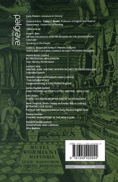 Produktbild: Constructing Monsters in Shakespeare's Drama and Early Modern Culture