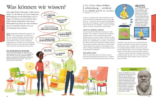 Produktbild: Wissen f&uuml;r clevere Kids. Philosophie f&uuml;r clevere Kids