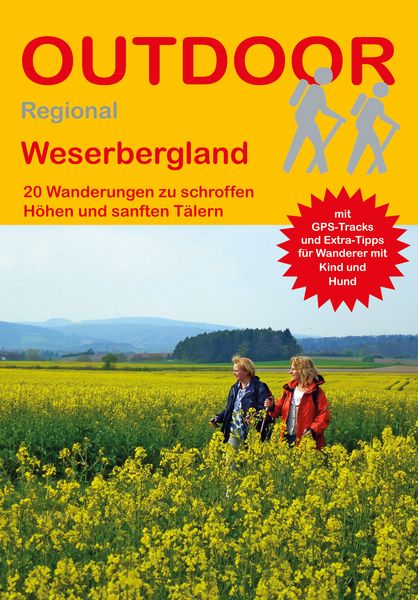 Produktbild: Weserbergland 20 Wanderungen zu schroffen H&ouml;hen und sanften T&auml;lern