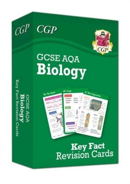 Produktbild: New GCSE Biology AQA Key Fact Revision Cards - Summary cards for quick revision