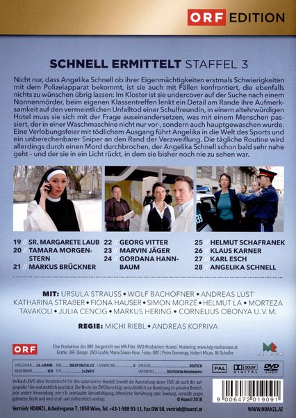 Produktbild: Schnell ermittelt - Staffel 3