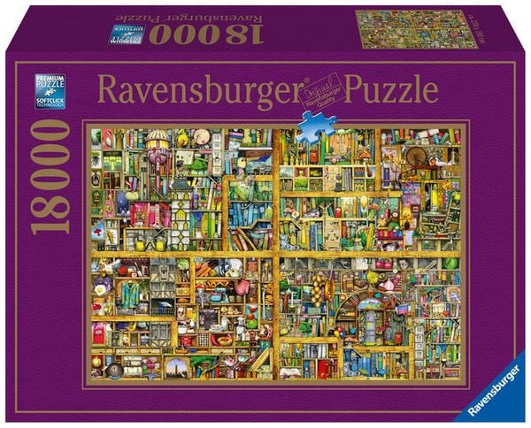 Puzzle Ravensburger Colin Thompson: Magisches Bücherregal XXL 18000 Teile