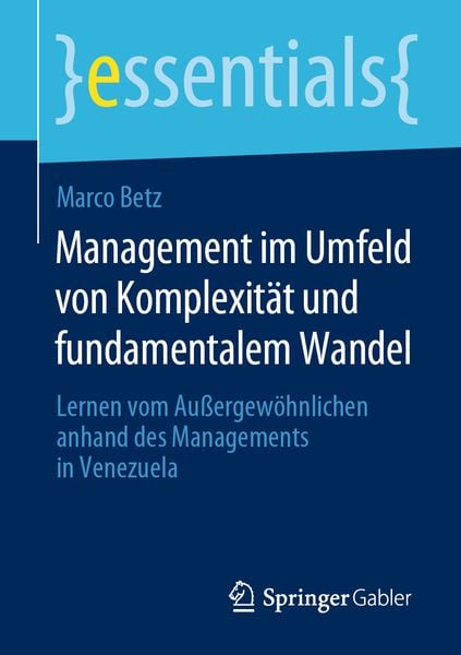 Produktbild: Management im Umfeld von Komplexit&auml;t und fundamentalem Wandel