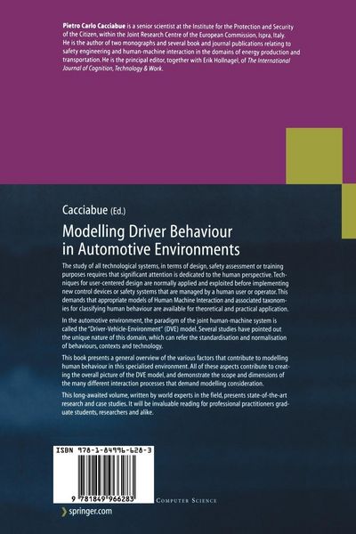 Produktbild: Modelling Driver Behaviour in Automotive Environments