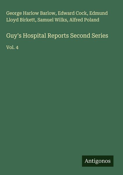 Produktbild: Guy's Hospital Reports Second Series