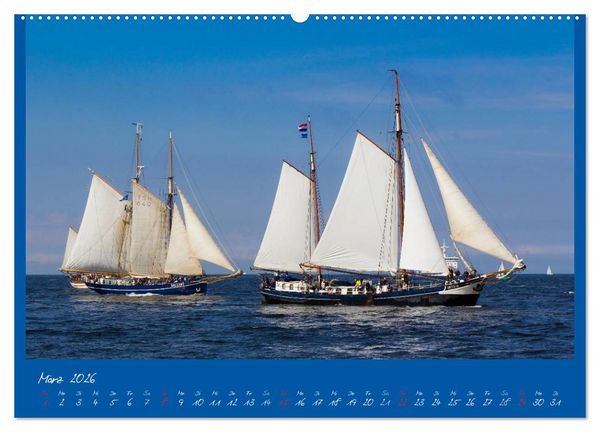 Produktbild: Unter Segeln (Wandkalender 2026 DIN A2 quer), CALVENDO Monatskalender