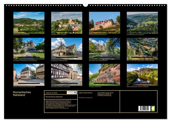 Produktbild: Romantisches Naheland (Wandkalender 2026 DIN A2 quer), CALVENDO Monatskalender