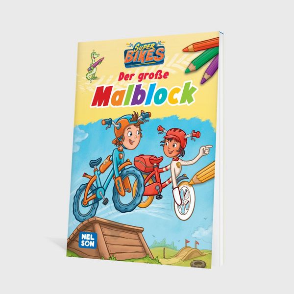 Produktbild: SUPERBIKES Der gro&szlig;e Malblock