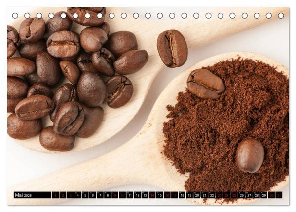 Produktbild: Kaffee Variationen (Tischkalender 2026 DIN A5 quer), CALVENDO Monatskalender