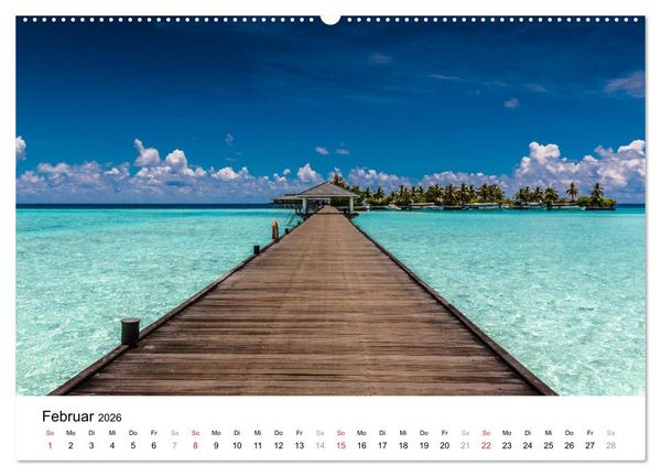 Produktbild: Malediven &ndash; Das Paradies im Indischen Ozean III (Wandkalender 2026 DIN A2 quer), CALVENDO Monatskalender