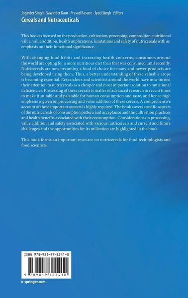 Produktbild: Cereals and Nutraceuticals