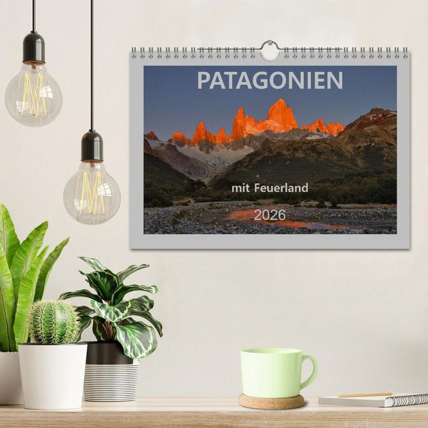 Produktbild: Patagonien mit Feuerland (Wandkalender 2026 DIN A4 quer), CALVENDO Monatskalender