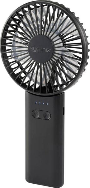 Produktbild: Sygonix Handventilator 4W Schwarz
