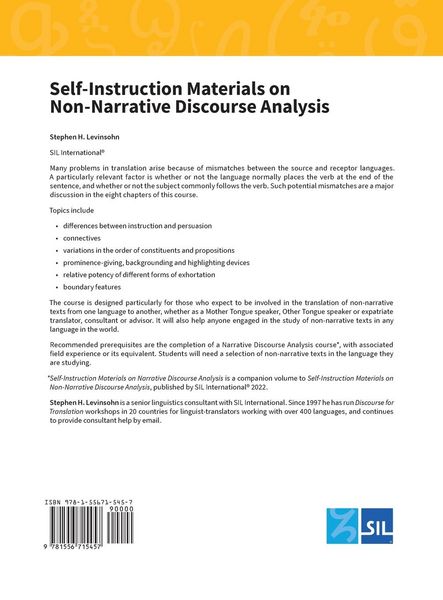 Produktbild: Self-Instruction Materials on Non-Narrative Discourse Analysis