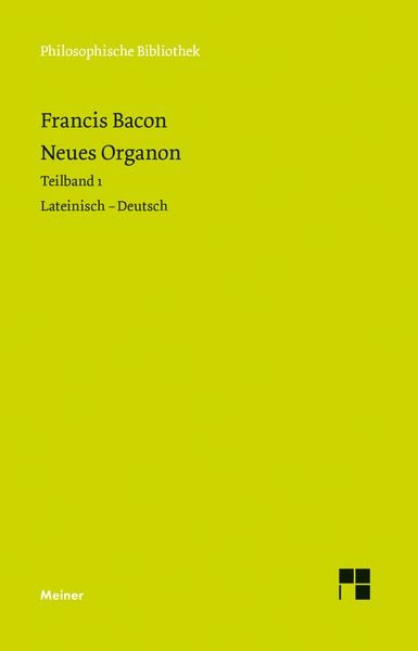 Produktbild: Neues Organon. Teilband 1