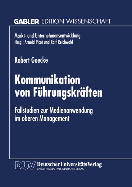 Produktbild: Kommunikation von F&uuml;hrungskr&auml;ften