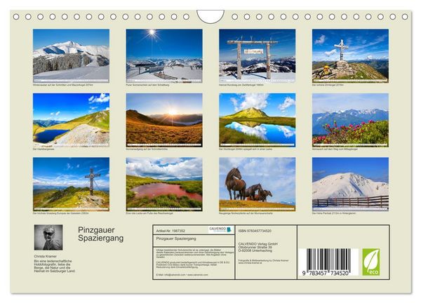 Produktbild: Pinzgauer Spaziergang (Wandkalender 2026 DIN A4 quer), CALVENDO Monatskalender