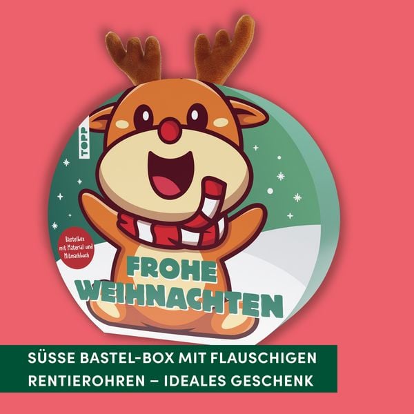 Produktbild: Bastelbox Weihnachten. Mit Anleitungen, Bastelmaterial und Mitmachbuch