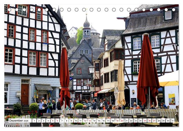 Produktbild: Liebenswertes Monschau (Tischkalender 2026 DIN A5 quer), CALVENDO Monatskalender