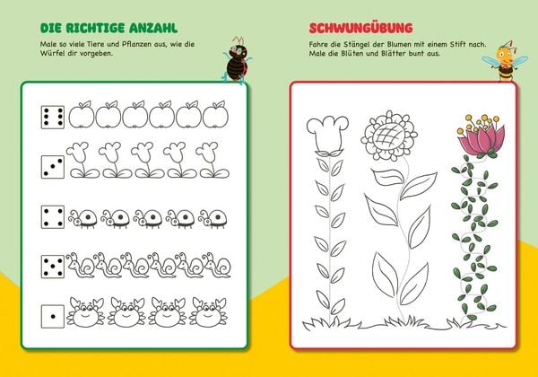 Produktbild: Malen und R&auml;tseln f&uuml;r Kindergartenkinder. Natur