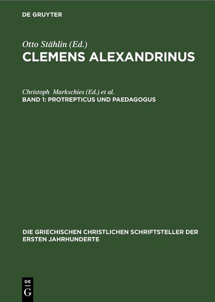 Produktbild: Protrepticus und Paedagogus