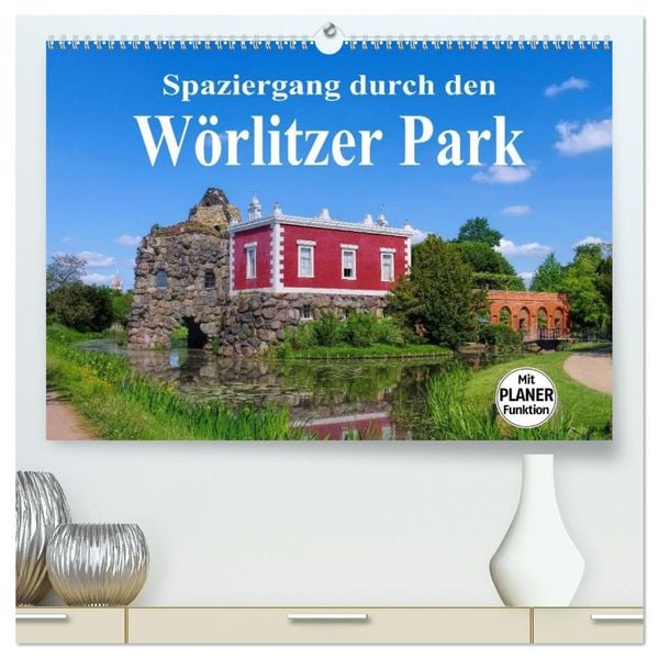 Produktbild: Spaziergang durch den W&ouml;rlitzer Park (hochwertiger Premium Wandkalender 2026 DIN A2 quer), Kunstdruck in Hochglanz