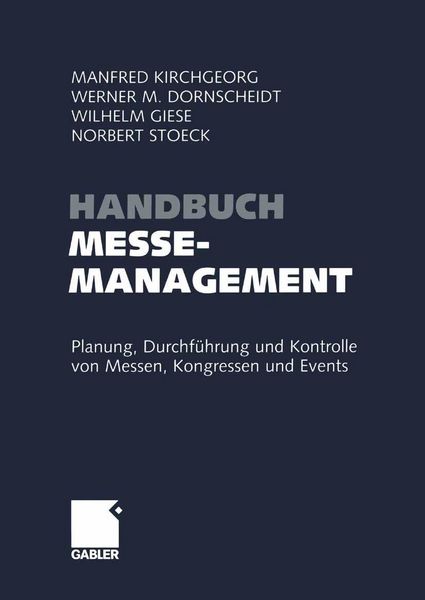 Produktbild: Handbuch Messemanagement