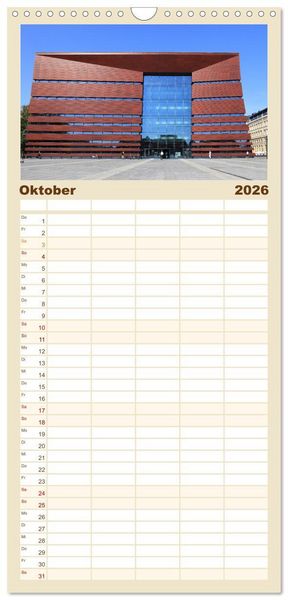 Produktbild: Familienplaner 2026 - Zauberhaftes Breslau mit 5 Spalten (Wandkalender, 21 x 45 cm) CALVENDO