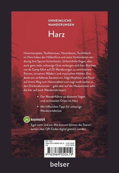 Produktbild: Unheimliche Wanderungen Harz