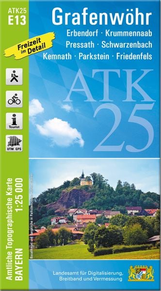 Produktbild: ATK25-E13 Grafenw&ouml;hr (Amtliche Topographische Karte 1:25000)