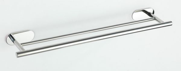 Produktbild: Turbo-Loc&reg; Badetuchstange Mod. Orea Duo Shine, 60 cm, Befestigen ohne bohren