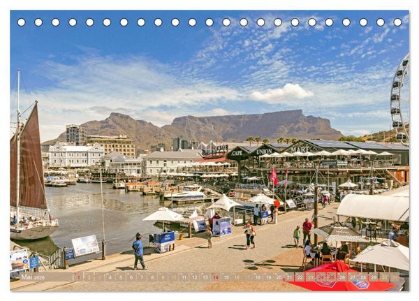 Produktbild: Kapstadt: Leben unterm Tafelberg (Tischkalender 2026 DIN A5 quer), CALVENDO Monatskalender