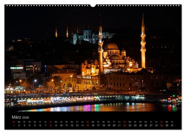Produktbild: Istanbul Highlights (hochwertiger Premium Wandkalender 2026 DIN A2 quer), Kunstdruck in Hochglanz