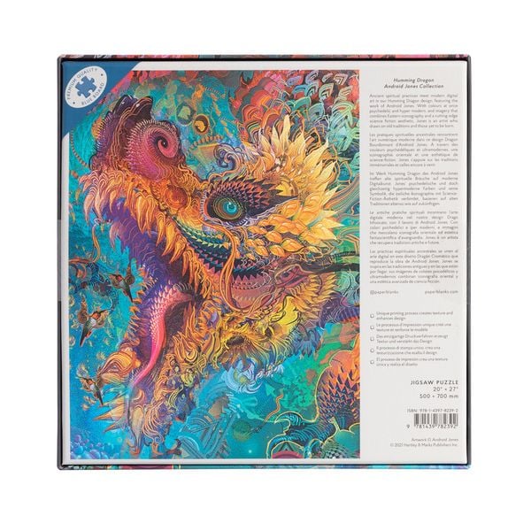 Produktbild: Humming Dragon 1000 Piece Jigsaw Puzzle by Paperblanks (Android Jones Collection)