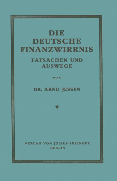 Produktbild: Die Deutsche Finanzwirrnis