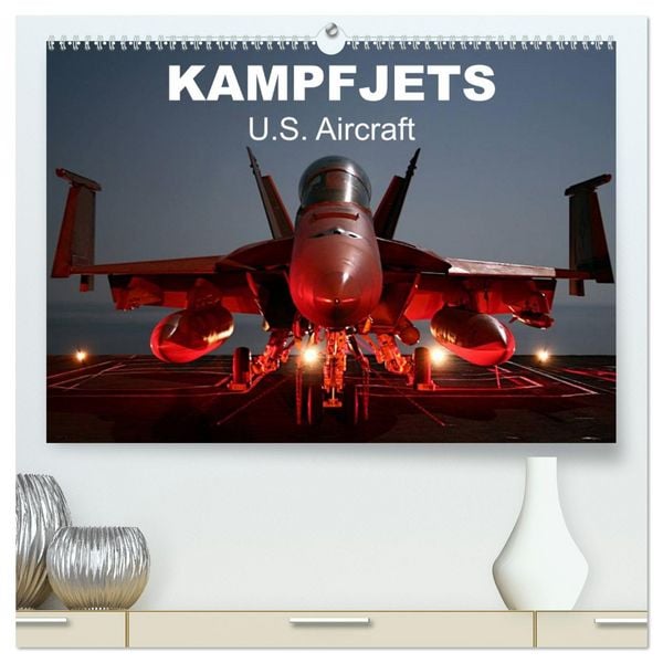 Produktbild: Kampfjets &bull; U.S. Aircraft (hochwertiger Premium Wandkalender 2026 DIN A2 quer), Kunstdruck in Hochglanz