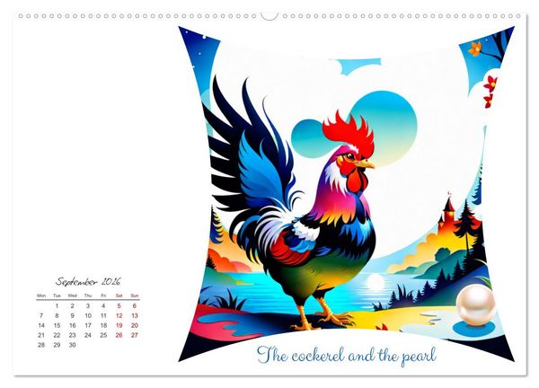 Produktbild: The magical world of fables (Wall Calendar 2026 DIN A2 landscape), CALVENDO 12 Month Wall Calendar