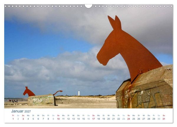 Produktbild: Bl&aring;vand 2027 (Blavand). Impressionen von D&auml;nemarks Nordseek&uuml;ste (Wandkalender 2027 DIN A3 quer), CALVENDO Monatskalender