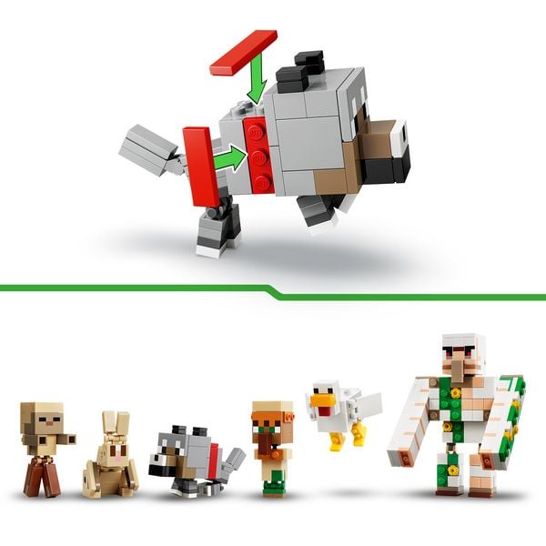 Produktbild: LEGO Minecraft 21592 Angriff des H&uuml;hnerreiters in der W&uuml;ste, Modellbau