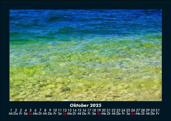 Produktbild: Sehnsucht nach Meer 2025 Fotokalender DIN A5