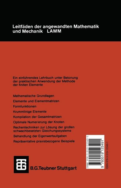 Produktbild: Methode der finiten Elemente
