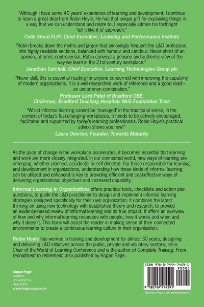 Produktbild: Informal Learning in Organizations