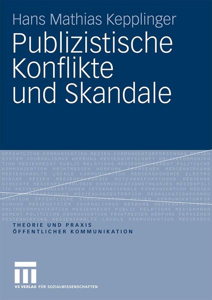 Produktbild: Publizistische Konflikte und Skandale