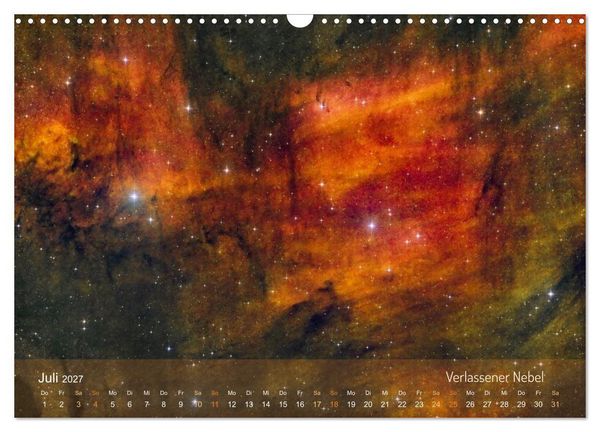 Produktbild: Deep Sky Kalender (Wandkalender 2027 DIN A3 quer), CALVENDO Monatskalender
