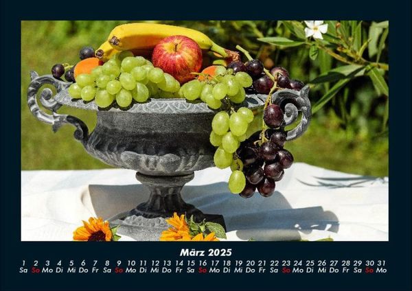 Produktbild: Obstkalender 2025 Fotokalender DIN A4