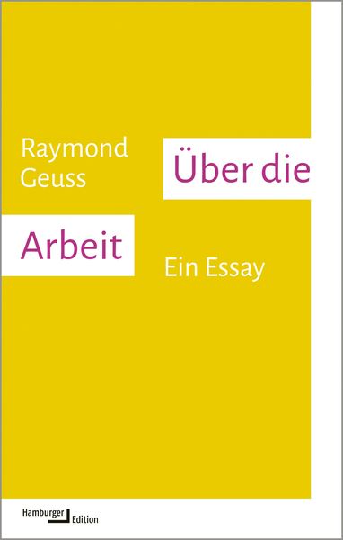 Produktbild: &Uuml;ber die Arbeit